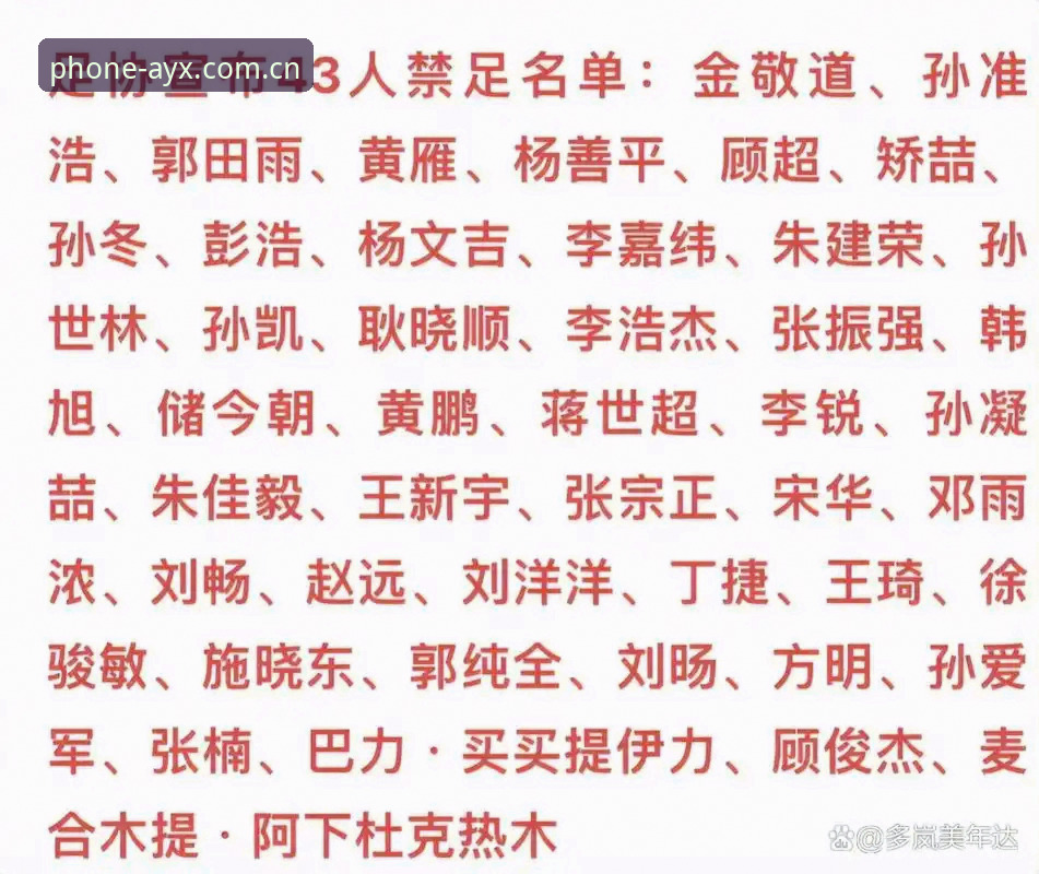 AYX爱游戏体验如何功能详解 终身禁足vs五年禁令:足协第三批禁足名单对行业净化与AYX爱游戏体验的深远影响